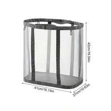 1 pieza Cesta de lavandería plegable multifuncional con asa - Bolsa de almacenamiento portátil, organizador de ropa ahorra espacio para el hogar, viajes y cuartos de lavado, diseño rectangular | Gran capacidad, disponible en varios colores y estilos - Multicolor - Ver 3