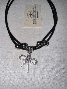 New Retro American Style Bow Layered Necklace, Malachite Collarbone Chain, Popular Sweet & Hot Girl Sweater Chain Accessory