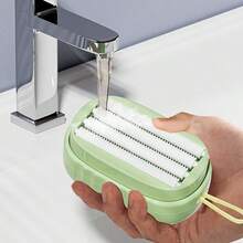 فرشاة غسيل منزلية من الرغوة المطاطية الناعمة، يمكن إضافة مسحوق الغسيل، تستخدم لملابس الداخلية، فرشاة تنظيف متعددة الوظائف لعصر السوائل