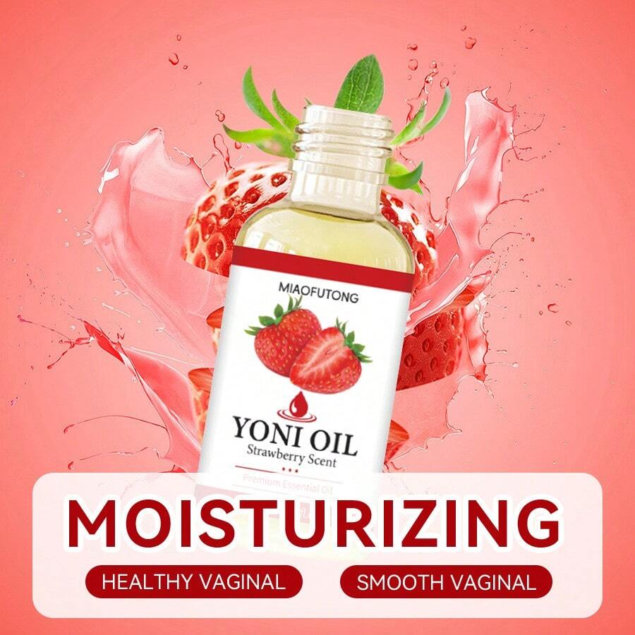 Christmas Gift Halloween Strawberry Yoni Private Oil - A Gentle, Moisturizing And Nourishing Essential Oil Specially Designed For Feminine Intimate Area Care, Enhancing The Skin's Softness And Smoothness.The Perfect Gift For Your Girlfriend! - 水果&柑橘香調 - 查看 1