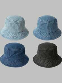 DareSee 新款日系牛仔渔夫帽，宽大帽檐，显脸小，适合素颜女生和情侣，百搭时尚。适合音乐节、Y2K 节、返校季、秋季、圣诞节、冬季等场合，也是圣诞礼物的理想之选。