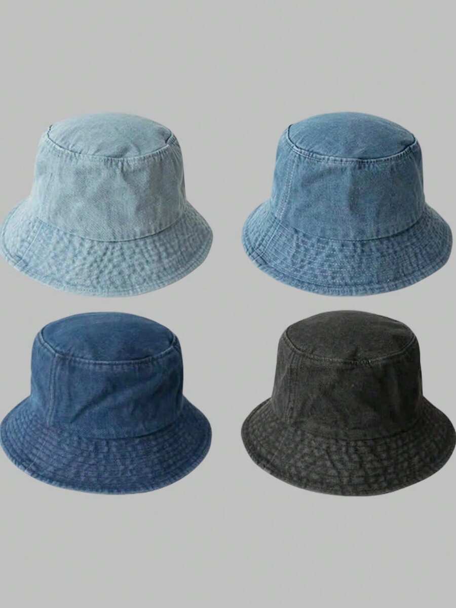 DareSee 新款日系牛仔渔夫帽，宽大帽檐，显脸小，适合素颜女生和情侣，百搭时尚。适合音乐节、Y2K 节、返校季、秋季、圣诞节、冬季等场合，也是圣诞礼物的理想之选。