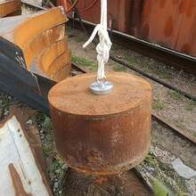 48mm-90mm Heavy-Duty Magnet Hooks Fishing Magnet ,Single-Side Magnet With Stainless Steel Ring, Metal Recycling And Underwater Treasure Hunting Sucking Disc, Salvage Tool Commonly Used In Sea And River Fishing, For Magnetic Fishing And Retrieving Items(Diameter 90/75/60/48mm -Pull Max 340/230/130/80KG)