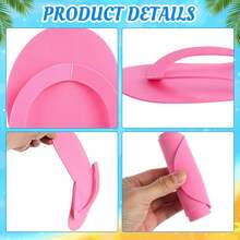 12/24 Pairs Pedicure Slippers For Guests Foam Disposable Flip Flops Pedicure Shoes Sandals Bulk For Women Spa Party Supplies - Multicolor - View 3