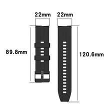 Adjustable Silicone Smartwatch Band, 20mm/22mm Fit - Comfortable, Secure Butterfly Clasp Strap For SAM Galaxy Watch, Hua Wei, Xiao Mi, Realme, Amazfit GTR, And More, Secure Wristband|Sleek Watch Strap|Durable Silicone Band, Smart Watch Accessories