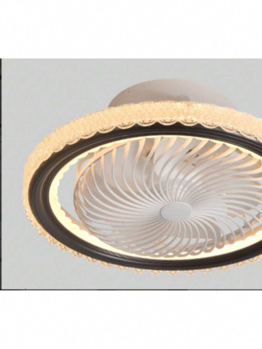 Ventilador de techo con lámpara LED de alto flujo de aire y diseño ergonómico FA098 - Blanco - Ver 1