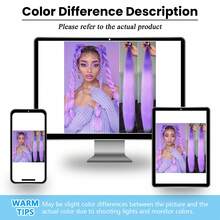 2 pezzi Estensioni per coda di cavallo intrecciate con laccio elastico, 30 pollici di lunghezza, capelli sintetici lisci per acconciatura a treccia avvolta, ciocche per coda di cavallo, colori viola, rosso, rosa