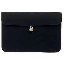 MidOcean Plain Bamboo Laptop Sleeve (Black) - Coffee Brown - View 1
