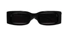 Balenciaga Rectangle Frame Sunglasses - BB0260S - Black And White Sunglasses | Fall Fashion | Women Sunglasses - 黑色 - 查看 2