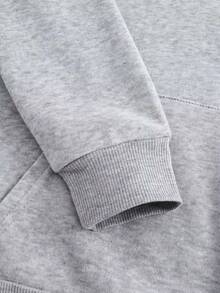 Conjunto paquete set pack 3 piezas sudadera básica capucha hoodie lisa dama mujer casual manga larga bolsa canguro puños acanalados diario calientita suave cómoda moderna juvenil - Multicolor 7 - Ver 7