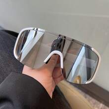 1pc Outdoor Hiking Fashion Glasses For Men And Women, Suitable For Mountain Bike Riding, Windproof And Sand-Proof, For Climbing Mountains And Protecting - Multicolor - View 4