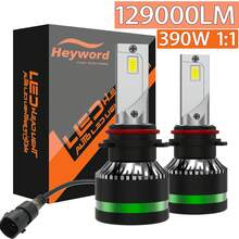 Heyword 2pcs Auto LED Headlights Super Bright Spotting Car Bulbs LED H7 H4 H1 H1 - White - View 9