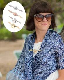 4 Pack Waist Cincher Clips, Vintege Dress Clips Back, Sweater Shirt Clothes Shawl Clips To Tighten Women Loose Clothing, Silver And Goldhalloween - 1 - Xem 3