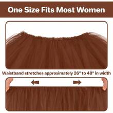 Qikqik Tutus For Women 5 Layers Fluffy Skirt Adult Tutu Skirts For Women Tulle Skirt Halloween Tutu Costumes Woman 80s Tutus