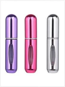 5 件/4 件/3 件/2 件/1 件 5ml 可再填充香水瓶、便携式可再填充香水雾化器瓶、可再填充香水旅行喷雾瓶、迷你便携式空液体容器、旅行必需品、海滩旅行收纳袋、适用于香水、女士香水，适合度假、露营、度假、返校