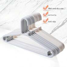 18pcs Heavy Duty Space Saving Children's Hangers | Maintain Tidy Clothing, Suitable For Coats, Shirts And Garments, Great For Wardrobe Organization And Daily Use