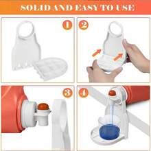 1 Peça Suporte Portátil para Detergente de Roupa Sem Fragrância e Sem Eletricidade - Dispensador de Plástico Dobrável Anti-Gotejamento, Adequado para Uso Doméstico