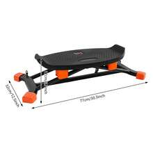 Slide Steppers für Übung zu Hause, Mini Slide Stepper mit Widerstand Bands