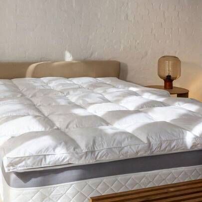 10cm Thick Luxury Warm Mattress Topper, Mattresses Topper For Back Pain Relief & Comfortable Sleep, Non-Allergenic & -Friendly Machine Wash Washable M