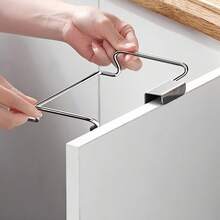 1/2件不锈钢悬挂式垃圾袋收纳架不锈钢垃圾袋架 - 彩色 - 查看 7