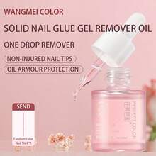 20ml Perfect Color Nail Gel Remover Liquid, Easily Removes Nail Gel, Beginner-Friendly Nails - Trong sáng - Xem 10