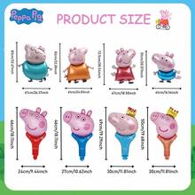 Hasbro Bộ 67 món đồ trang trí tiệc sinh nhật Peppa Pig gồm bóng bay lá kim loại và bộ đồ ăn dùng một lần kèm cốc, đĩa, khăn trải bàn, khăn ăn, mũ, túi quà, biểu ngữ, bộ chủ đề hoạt hình hoàn hảo cho lễ kỷ niệm sinh nhật và sự kiện tiệc tùng - Bộ đồ ăn tiệc bóng bay Peppa Pig - 67 món - Xem 3