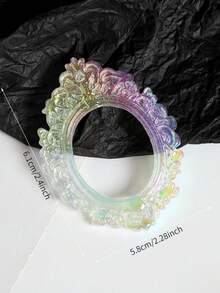 10个/1个复古奢华巴洛克风格树脂相框装饰，圣诞DIY童话娃娃屋迷你相框装饰，适合圣诞娃娃展示，送给家人和朋友的惊喜礼物，珠宝店景观配件