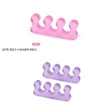 2/6/10个装硅胶趾套，用于涂抹指甲油，柔软手指趾套，软凝胶趾套，美甲工具，美甲用品，美甲工具，美甲艺术工具，返校季，美甲，美甲工具，美甲贴片工具