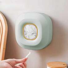 Home & Kitchen Plastic Wrap/Cling Film Holder Storage Box, Bathroom Shower Cap, Shoe Cover Box, Kitchen Organization Set - Multicolor - View 14