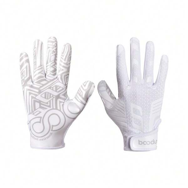 boodun 1 Pair Football/Baseball Gloves, Non-, , Breathable, Full Finger, Elastic, 3 Color Options