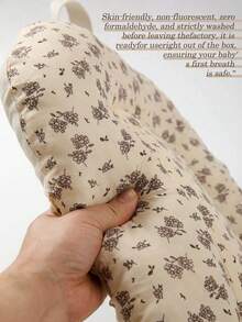 Cuna para bebé recién nacido, cuna para bebé, casa para niños, nido de bebé con estampado de hojas de otoño | Moisés portátil para dormir junto al bebé con asas de transporte | Artículo esencial para la guardería lavable a máquina para recién nacidos de 0 a 3 meses