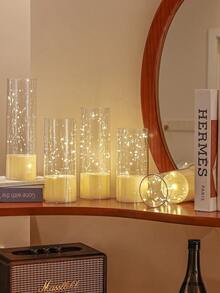 LED电子蜡烛灯，婚礼无焰子弹蜡烛灯 - 彩色 - 查看 3