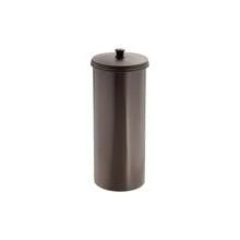 Portarrollos con tapa, compacto porta rollos de papel higinico de pie para el bao fabricado en plstico, bronce - bronce - Ver 2