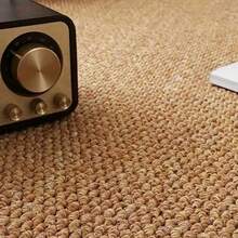 1 pieza, Estilo natural de moda, Alfombra de arpillera sintética cómoda, Felpudo largo con patrón de piña marrón, Adecuado para la entrada, la sala de estar, el estudio, el lado de la cama, la decoración del baño. Suave, elástico, duradero, masajea los pies. Práctico y de larga duración, ideal para la decoración del hogar durante las vacaciones y las reuniones.