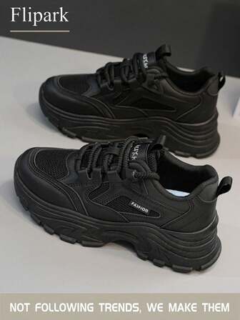 Flipark Hidden Wedge Casual Sneakers For Women, 2025-2024 Spring Autumn New Versatile Platform Vulcanized Small White Shoes For Petite