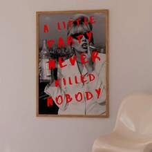 1pc Unframed 70s Vintage Magazine Poster: Retro Disco Party Wall Art, Wall Decoration, Canvas Print, Modern Minimalist Style Print, Living Room And Room Decoration, Bathroom Decoration, Ideal Gift