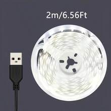 LQHZMYY 1pc USB LED Light Strip, Warm White LED Strip, Self-Adhesive, Suitable For TV Backlight And Home Decor, Night Light, Decorative Light, Lighting, USB Interface, 5V Voltage, USB Lighting, Computer Accessory, Sewing Machine Light Strip - Multicolor - View 24