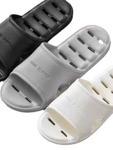 1 Paar unisex Badezimmer Hausschuhe, Sommer Innen Zuhause Paar rutschfeste schnell trocknende EVA Sandalen