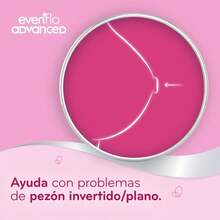 Advanced by Evenflo Pezoneras de silicón para la lactancia, 2 piezas con estuche, Lactancia, MEX., 2 count, 1 - Pezoneras - Ver 9