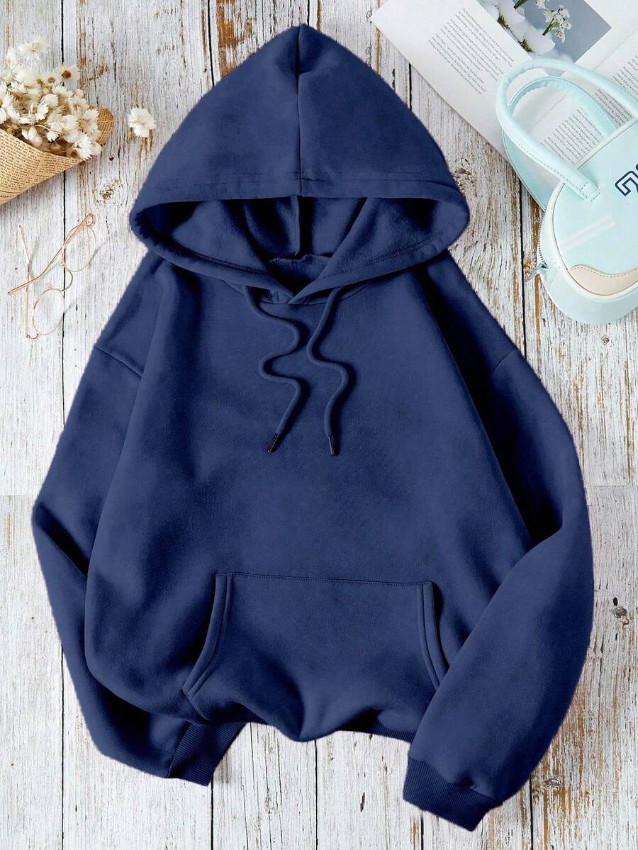 Women Sweatshirts - Navy Blue - View 1