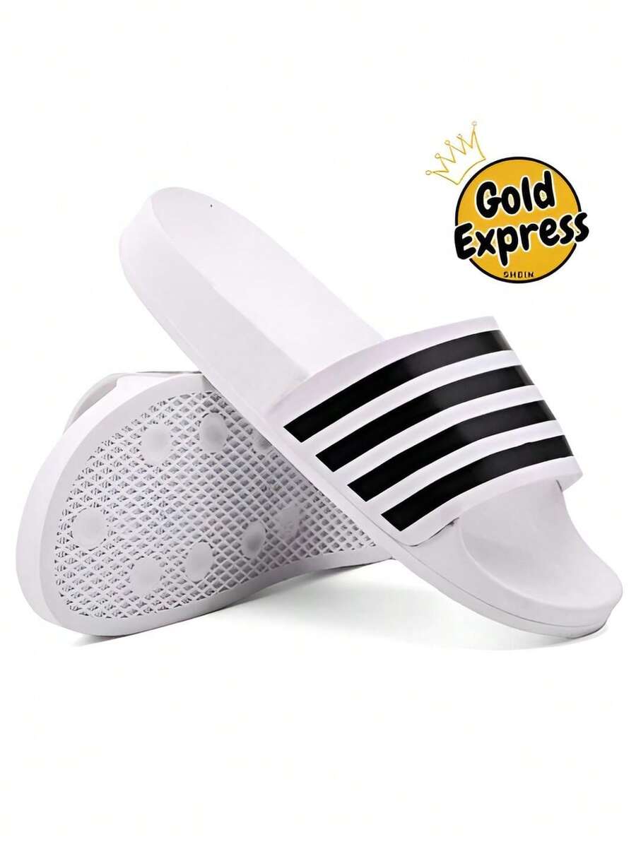 Men's Adult Flip Flops, Low, Comfortable, Soft, Stylish - 白色 - 查看 1