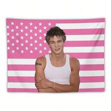 Rapper Music Tapestry Flag For Teen Bedroom Wall Hanging College Decor Art Music Album Poster Hanging Tapestry - 彩色 - 查看 2