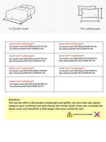 2/3pcs Duvet Cover Set, Tree Branch & Leaf Print Duvet Cover, Soft & Fine Polyester Duvet Cover Set, Reversible Duvet Cover, Black Floral Print Duvet Cover Set, Luxurious Nordic Style Duvet Cover Set, Suitable For All Seasons (Includes 1 Duvet Cover, 1/2 Pillowcases, No Filler)