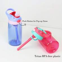 1PC Custom Christmas Monogram With Name, Back To School Gift, Personalized 16oz Water Bottle, School Water Bottle With Name