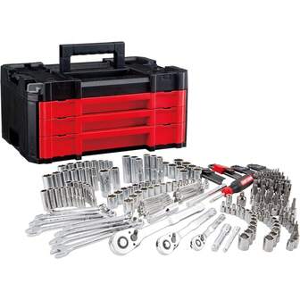 46pcs Automotive Repair Tool Kit - Premium Ratchet Torque Wrench And Screwdriver Set - Highly Portable, Multi-Purpose Solution For Car, Bicycle And Motorcycle Maintenance