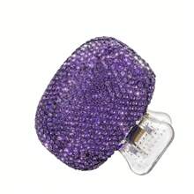 1pc Stylish Rhinestone-Embellished Toothbrush Head Dust Cover, Elegant Toothbrush Storage Case For Business Travel, Chic Home Bathroom Toothbrush Protector, Perfect Gift For Holidays And Special Occasions, Essential Travel Accessory For Hygiene And Style, Ideal For Fashion-Forward Individuals Seeking Practicality And Glamour In Daily Life - Multicolor - View 13
