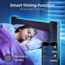 widicoko Tira LED Neon RGB Bluetooth 15M 1080LED, RGB Luces Led para Cuarto Flexibles 24V, Impermeable IP67, Control Inteligente APP, Sincronización de Música, Adecuado TV, Salón, Dormitorio - 30-A - Ver 7