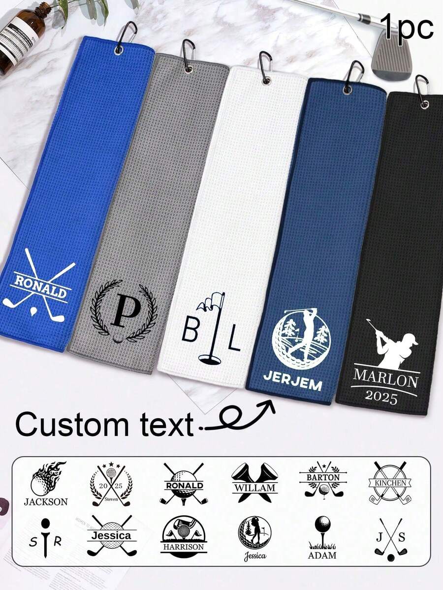 1/2/5/10 chiếc Khăn Golf Cá Nhân Hóa - Khăn Golf Thêu Tên Tùy Chỉnh - Quà Tặng Golf - Khăn Golf Thêu, Khăn Thể Thao Tùy Chỉnh, Quà Tặng Cho Nam - Quà Tặng Cho Cha - LOGO Khăn Golf, Đầy Màu Sắc, Dễ Thương, Đáng Yêu, Ngộ Ngộ, Kawaii, Y2K, Phong Cách, Unisex, Thường Ngày, Tùy Chỉnh, Cá Nhân Hóa, Độc Đáo, Quà Tặng Lý Tưởng Cho Nam, Quà Tặng Lý Tưởng Cho Nữ, Bạn Trai, Bạn Gái, Gia Đình, Bạn Bè, Đồ Dùng Học Tập, Trở Lại Trường Học, Dùng Cho Văn Phòng, Dùng Cho Trường Học, Dùng Cho Lớp Học, Quà Tặng Giáo Viên, Dùng Cho Đại Học, Dùng Cho Đồng Nghiệp, Dùng Cho Ký Túc Xá, Dùng Cho Giáo Viên, Dùng Cho Nam Và Nữ, Dùng Cho Thanh Thiếu Niên, Học Sinh Trung Học Cơ Sở, Học Sinh Trung Học Phổ Thông, Học Sinh Trung Học Phổ Thông, Học Sinh Cao Học, Sinh Viên Đại Học, Sinh Viên Năm Nhất, Sinh Viên Năm Hai, Sinh Viên Các Năm Dưới, Phong Cách Du Lịch Úc, Túi Du Lịch