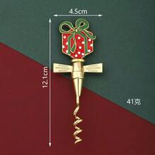 Christmas Red Wine Bottle Opener, Bear & Dog Hat Shaped Wine Opener, Christmas Gift