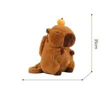 Kids Plush Backpacks - Orange - View 3
